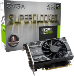 EVGA GeForce GTX 1050 Ti SC GAMING 4GB GDDR5 128bit (04G-P4-6253-KR)