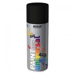 Biodur Spray vopsea Biodur Negru lucios RAL 9005