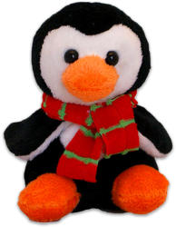 Ty Karácsonyi plüssfigura - pingvin, 10cm (BEAR-SX0048)