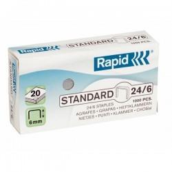 RAPID Capse 24/6, 1000 bucati/cutie, RAPID Standard (RA-24855600)