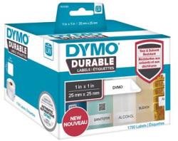 DYMO Etikett, tartós, LW nyomtatóhoz, 25x25 mm, 850 db etikett, DYMO (GD1933083) - papirdepo