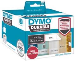 DYMO Etikett, tartós, LW nyomtatóhoz, 25x25 mm, 850 db etikett, DYMO (GD1933083)