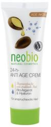 Neobio 24 órás öregedés gátló arckrém bio argánolajjal és hialuronsavval 50 ml