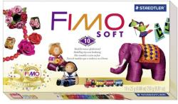 FIMO Soft Retro Material Pack égethető gyurma készlet - vegyes színek 10x25 g (FM802310P)