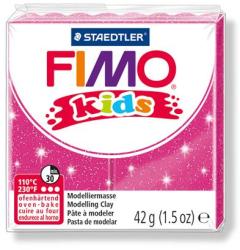 FIMO Kids égethető gyurma - glitteres rózsaszín 42 g (FM8030262)