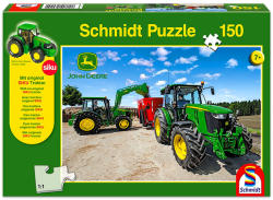 Schmidt Spiele Rakodó traktorok puzzle 150 db-os (COMP-56045)