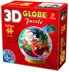 Mikulásos 3D gömb puzzle 60 db-os (67609)