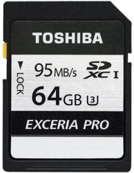 Toshiba SDXC Exceria Pro Silver N401 64GB UHS-I THN-N401S0640E4