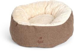 Agui Snuggle Bed szuperpuha kutya / macska ágy - Barna (ø 40 cm)