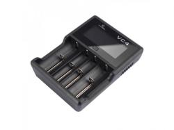  Xtar négycsatornás 18650 VC4 USB Lithium-Ion Li-Ion akkumulátor/cella töltő/adapter