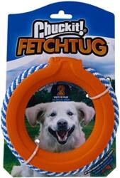 Chuckit! ! FetchTug karika és kötél játék kutyáknak (Belső Ø: 8, 5 cm | Külső Ø: 14 cm)