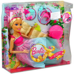 Mattel Barbie - Végtelen Csodahaj Királyság - szőke Barbie 43cm (DKR09/DRJ31)
