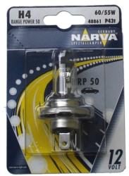 NARVA Bec auto halogen pentru far Narva Range Power H4 60/55W 12V 48878
