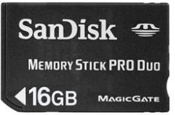 SanDisk MemoryStick PRO Duo 16GB SDMSPD-016G-A11