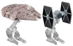 Mattel Hot Wheels Star Wars Starships TIE Fighter vs Millennium Falcon CGW90/CGW95