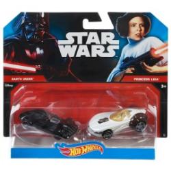Mattel Hot Wheels Star Wars Carships Darth Vader si Printesa Leia CGX02/CKL33