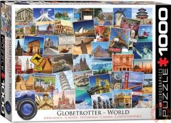 EUROGRAPHICS Globetrotter, World 1000 db-os (6000-0751)