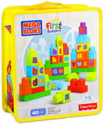 Mega Bloks ABC építőkockák - 40db (DKX58)