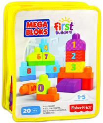 Mega Bloks 1-2-3 számolj! építőkockák - 20db