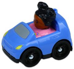 Mattel Fisher-Price Little People autópajtások - Kék városi autó (DVP65)
