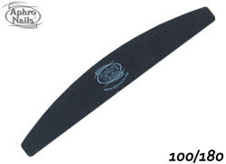 Aphro Nails Csónak körömreszelő 100/180 fekete