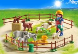 Playmobil Tarc cu animale de la ferma (6133)