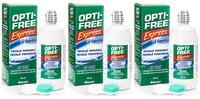 Alcon OPTI-FREE Express 3 x 355 ml cu suporturi Lichid lentile contact