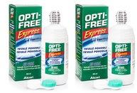 Alcon OPTI-FREE Express 2 x 355 ml cu suporturi Lichid lentile contact