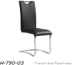 H-790 szánkótalpas étkezőszék