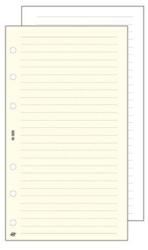 SATURNUS Kalendárium betét, jegyzetlap, "S", vonalas, SATURNUS, fehér (NKS326F) - webpapir