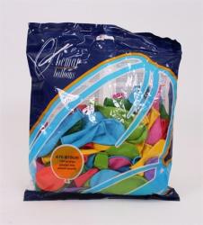  Léggömb, 18 cm, vegyes szín (100db/csom) (PT0070)