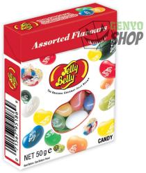 Jelly Belly Válogatás 10-féle ízzel flip top boxban 50 g