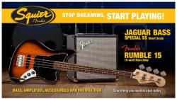 Squier Jaguar Bass Special Rumble 15 Set