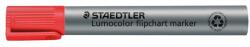 STAEDTLER Flipchart marker, 2 mm, kúpos, STAEDTLER "Lumocolor 356", piros (TS3562)
