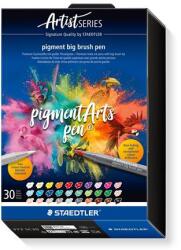STAEDTLER Ecsetirón készlet, STAEDTLER "Pigment big brush 373", 30 különböző szín (TS373SC30)