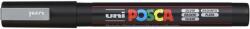 uni Dekormarker, 0, 9-1, 3 mm, UNI "Posca PC-3M", ezüst (TUPC3ME) - webpapir