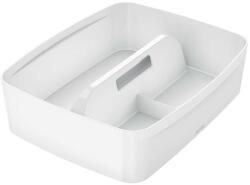 LEITZ Rendszerező tálca, fogantyúval, nagy, LEITZ "MyBox", fehér (E53220001) - webpapir