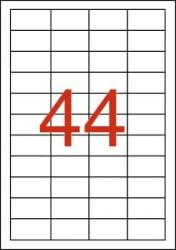 APLI Etikett, univerzális, 48, 5x25, 4 mm, APLI, 22000 etikett/csomag (500lap/doboz) (LCA10558)
