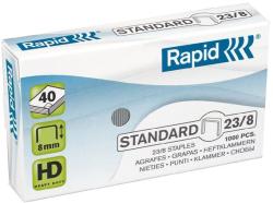 RAPID Tűzőkapocs, 23/8, horganyzott, RAPID Standard (1000db/doboz) (E24869200)