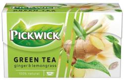 Pickwick Zöld tea, 20x1, 5 g, PICKWICK, gyömbér-citromfű (KHK1135) - webpapir
