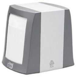 TORK Szalvéta adagoló, 13, 1x10, 1x14, 7 cm, N2 rendszer, Classic line, TORK "Fastfold", alumínium/szürke (KHH547)