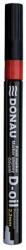DONAU Lakkmarker, 2, 2 mm, S, DONAU "D-oil", piros (D7366P) - webpapir