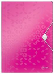 Leitz Gumis mappa, PP, A4, LEITZ "Wow", rózsaszín (E45990023) - webpapir