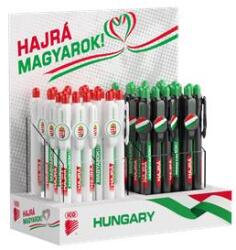 ICO Golyóstoll display, 0, 8 mm, nyomógombos, ICO "Hajrá Magyarok (TICHMD) - webpapir