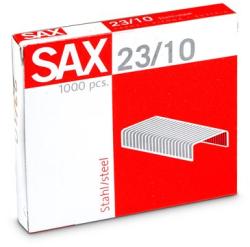 SAX Tűzőkapocs, 23/10, horganyzott, SAX (1000db/doboz) (ISAK2310)