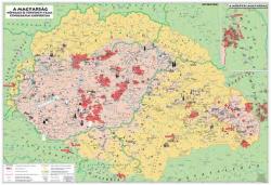 Stiefel Könyökalátét, kétoldalas, STIEFEL "Magyarország néprajzi térkép (VTK27) - webpapir