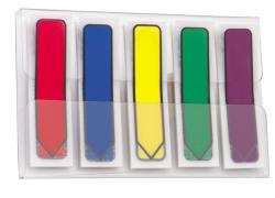 3M Jelölőcímke, műanyag, 4x24 lap, 11, 9x43, 2 mm, nyíl, 3M POSTIT, vegyes (LPJ684ARR4) - webpapir