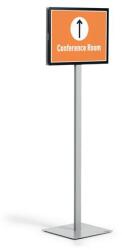 DURABLE Padlóállvány, A3, DURABLE "INFO STAND BASIC" antracit-szürke (DB501357)