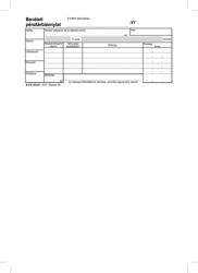 VICTORIA Bevételi pénztárbizonylat 25x3 lap B. 318-102/A/V (10tömb/csom) (NVB318102AV)