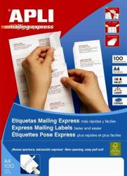APLI Etikett, univerzális, 52, 5x21, 2 mm, APLI, 5600 etikett/csomag (100lap/doboz) (LCA1284)